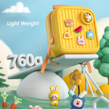 Children Kawaii Backpacks for Girls DIY Cartoon Rabbit School Bags Toddler Boys Schoolbag Cute Kids Book Bags Mochila Escolar