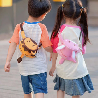 Children Mini Cartoon Unicorn Waist Bags for Girls Boys Cute Fox Rabbit Waist Pack Kids Kawaii Small Crossbody Bag Fanny Pack