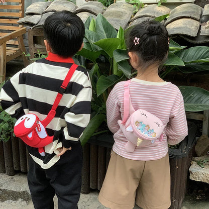 Children Mini Cartoon Unicorn Waist Bags for Girls Boys Cute Fox Rabbit Waist Pack Kids Kawaii Small Crossbody Bag Fanny Pack