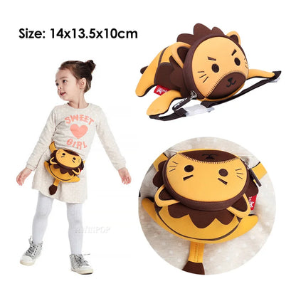 Children Mini Cartoon Unicorn Waist Bags for Girls Boys Cute Fox Rabbit Waist Pack Kids Kawaii Small Crossbody Bag Fanny Pack