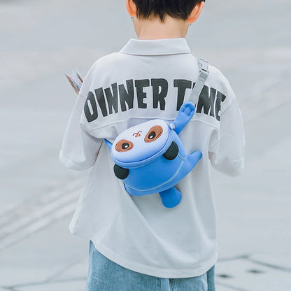 Children Mini Cartoon Unicorn Waist Bags for Girls Boys Cute Fox Rabbit Waist Pack Kids Kawaii Small Crossbody Bag Fanny Pack