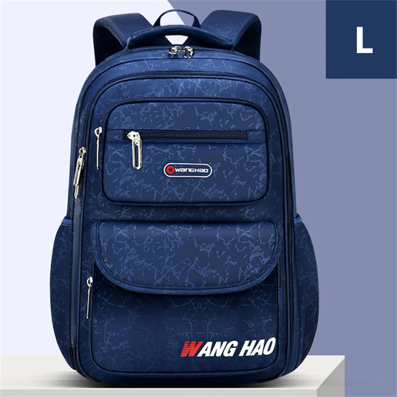 Children Printing School Backpack Large-Capacity Orthopedic Schoolbag For Boys Girls Laptop Backpacks Teenage Nylon School Bags