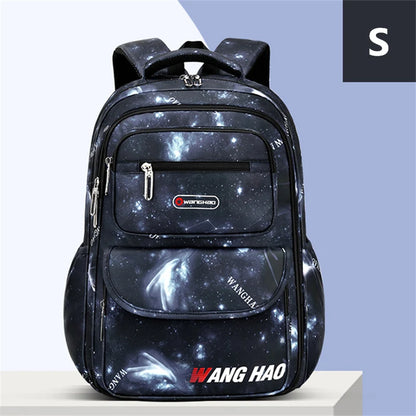 Children Printing School Backpack Large-Capacity Orthopedic Schoolbag For Boys Girls Laptop Backpacks Teenage Nylon School Bags