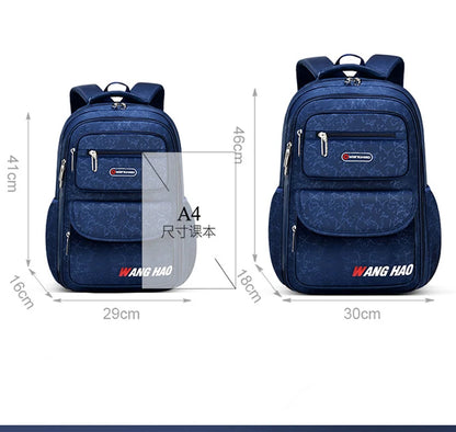 Children Printing School Backpack Large-Capacity Orthopedic Schoolbag For Boys Girls Laptop Backpacks Teenage Nylon School Bags