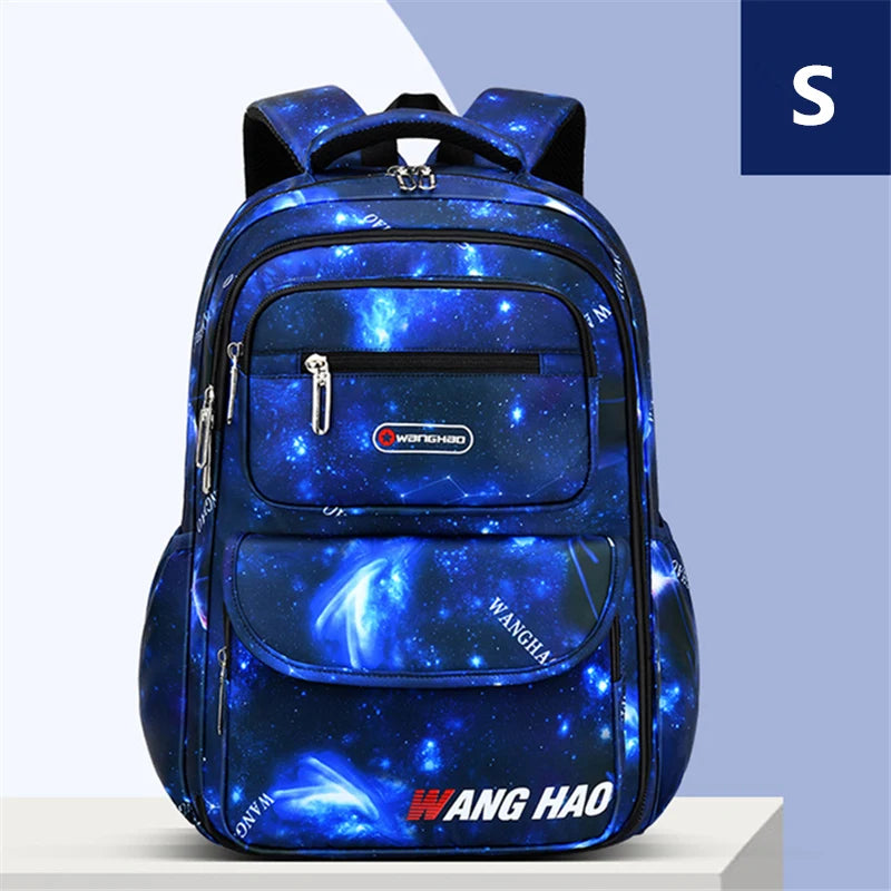 Children Printing School Backpack Large-Capacity Orthopedic Schoolbag For Boys Girls Laptop Backpacks Teenage Nylon School Bags