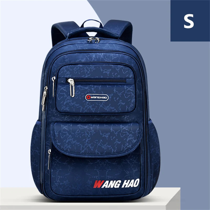 Children Printing School Backpack Large-Capacity Orthopedic Schoolbag For Boys Girls Laptop Backpacks Teenage Nylon School Bags