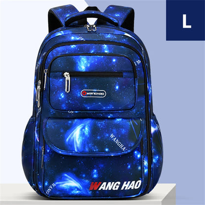 Children Printing School Backpack Large-Capacity Orthopedic Schoolbag For Boys Girls Laptop Backpacks Teenage Nylon School Bags