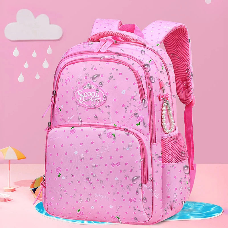 Children School Backpack For Girls Primary School Bags Students Backpack Book bag Waterproof  Kids Lightweight Schoolbag