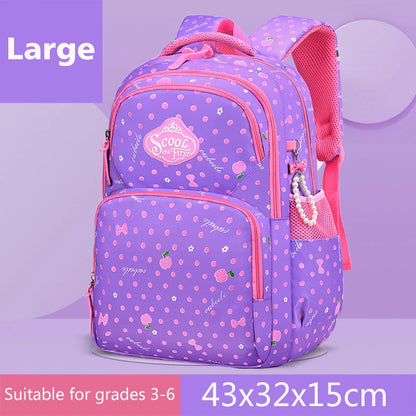 Children School Backpack For Girls Primary School Bags Students Backpack Book bag Waterproof  Kids Lightweight Schoolbag