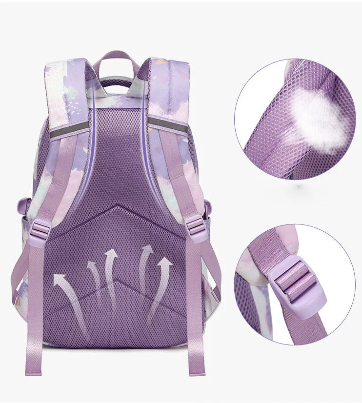 Children School Backpack for Teenage Girls 2023 3 Pcs/Set Waterproof Schoolbag Kids Satchel Mochila Pencil Bags Bookbag