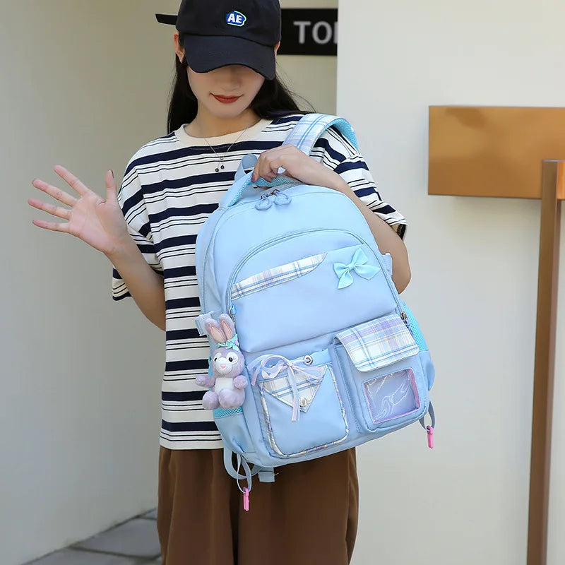 Children School Backpack with Wheels Elementary Schoolbag Detachable Mochila Feminina Trolley School Bags for Girls Kids Bagpack