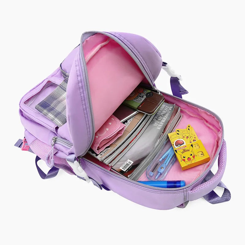 Children School Backpack with Wheels Elementary Schoolbag Detachable Mochila Feminina Trolley School Bags for Girls Kids Bagpack