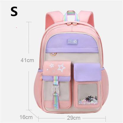 Children School Bags For Girls Kids Satchel Primary Orthopedic School Backpacks Princess Backpack Schoolbag knapsack Sac Mochila