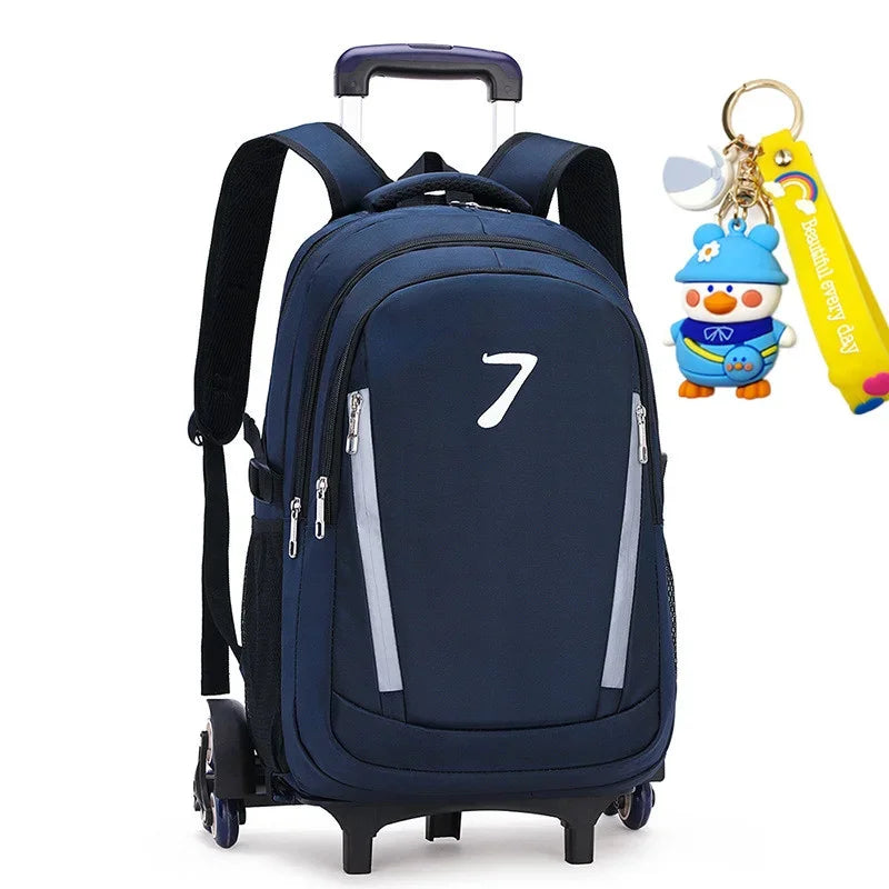 Children School Bags Mochila Kids Backpacks With Wheel Trolley Luggage For Girls Boys backpack Escolar Backbag Schoolbag