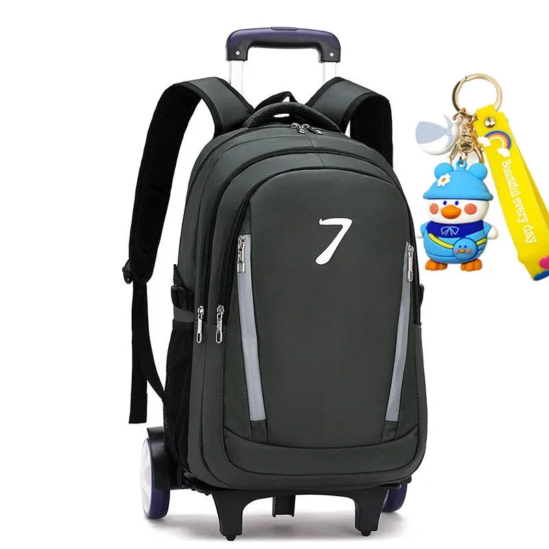 Children School Bags Mochila Kids Backpacks With Wheel Trolley Luggage For Girls Boys backpack Escolar Backbag Schoolbag