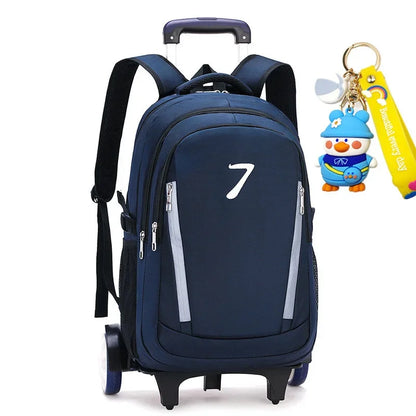Children School Bags Mochila Kids Backpacks With Wheel Trolley Luggage For Girls Boys backpack Escolar Backbag Schoolbag