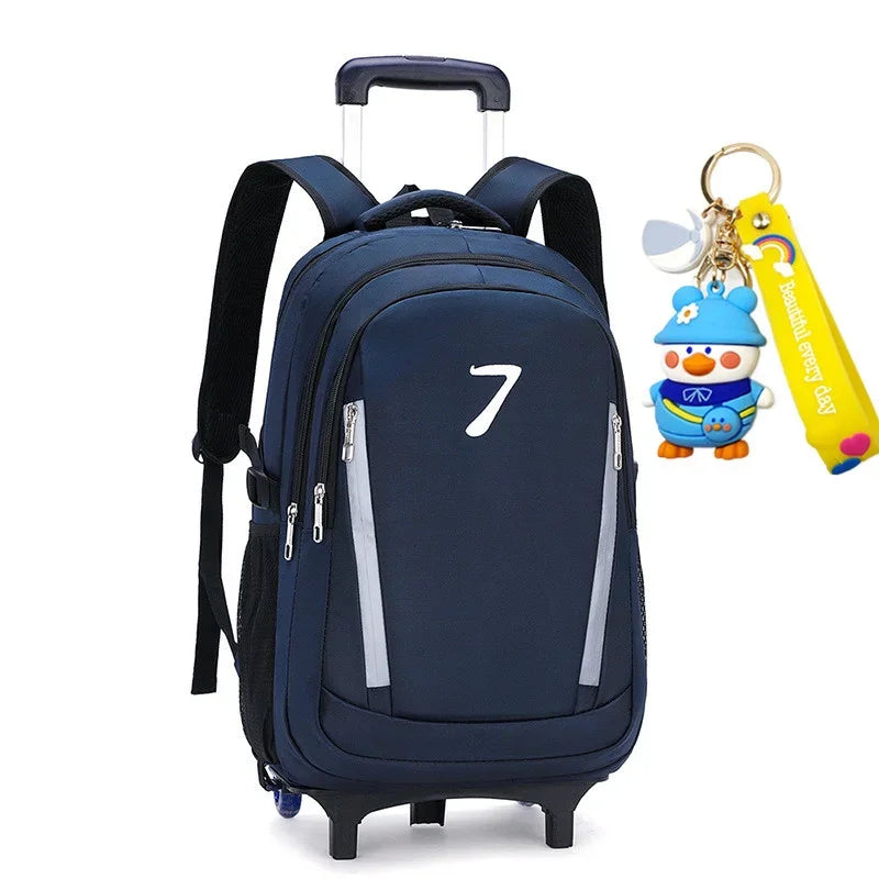 Children School Bags Mochila Kids Backpacks With Wheel Trolley Luggage For Girls Boys backpack Escolar Backbag Schoolbag