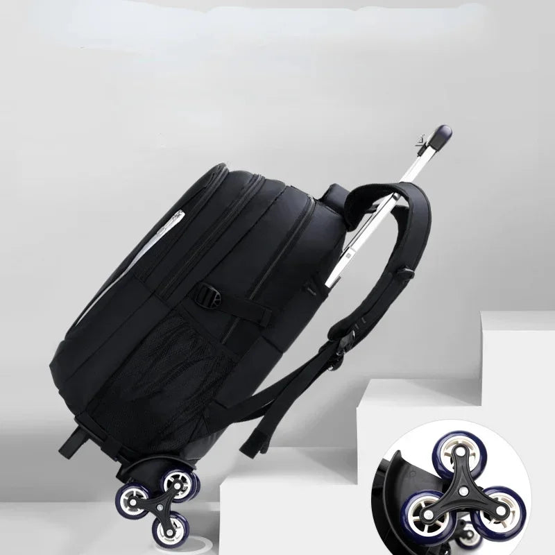 Children School Bags Mochila Kids Backpacks With Wheel Trolley Luggage For Girls Boys backpack Escolar Backbag Schoolbag
