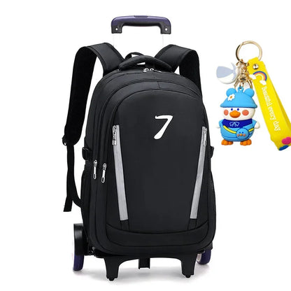 Children School Bags Mochila Kids Backpacks With Wheel Trolley Luggage For Girls Boys backpack Escolar Backbag Schoolbag