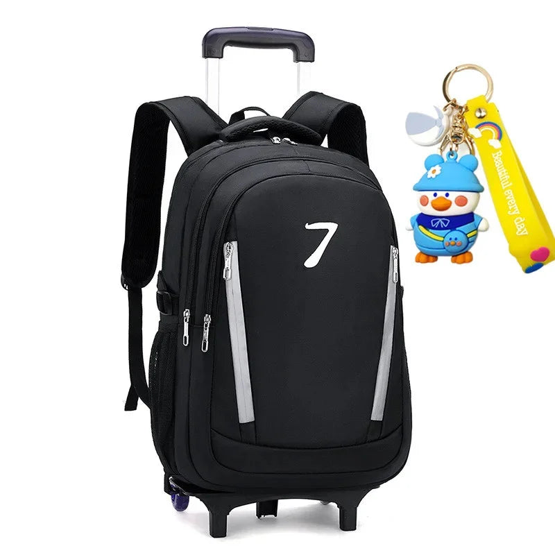 Children School Bags Mochila Kids Backpacks With Wheel Trolley Luggage For Girls Boys backpack Escolar Backbag Schoolbag