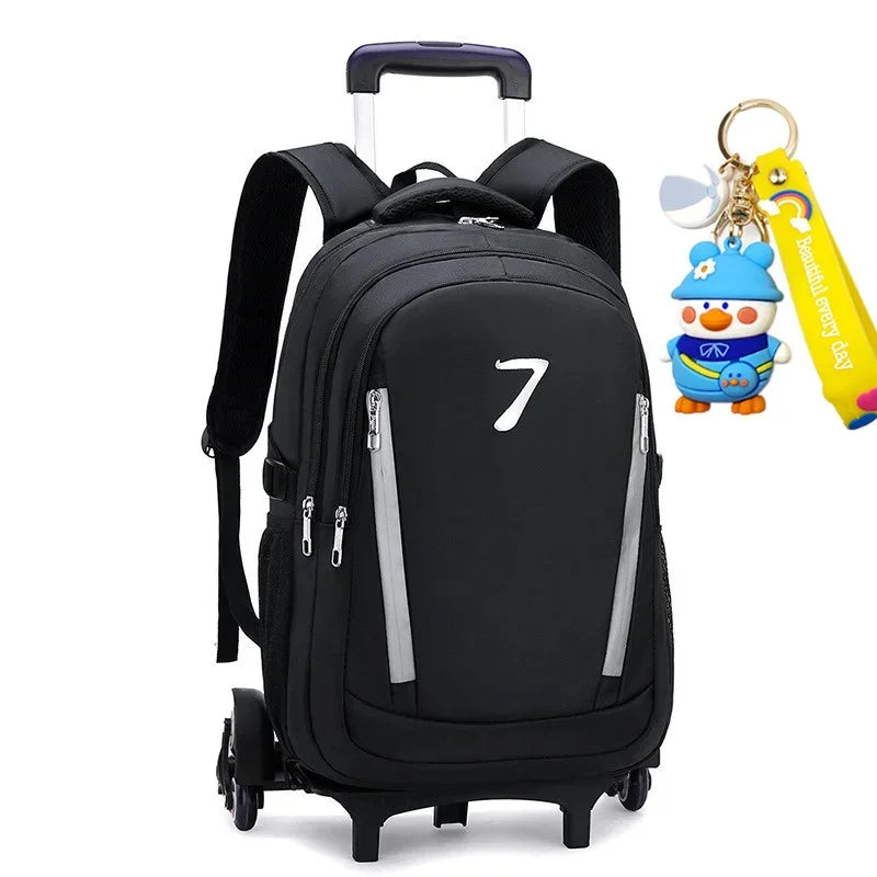 Children School Bags Mochila Kids Backpacks With Wheel Trolley Luggage For Girls Boys backpack Escolar Backbag Schoolbag