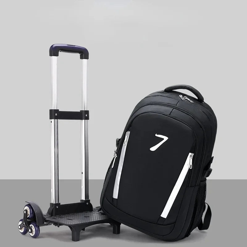 Children School Bags Mochila Kids Backpacks With Wheel Trolley Luggage For Girls Boys backpack Escolar Backbag Schoolbag
