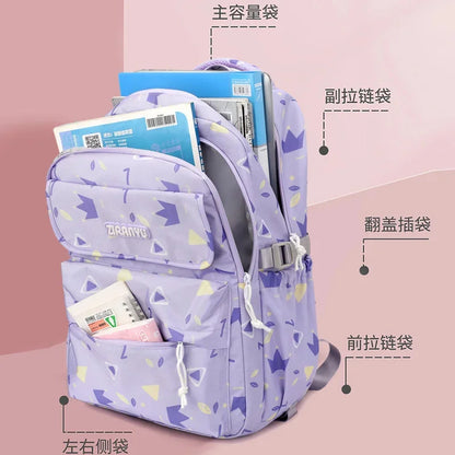 Children School Bags Mochilas Kids Backpacks With Wheel Trolley Luggage Girls princess backpack Backbag kids Schoolbag