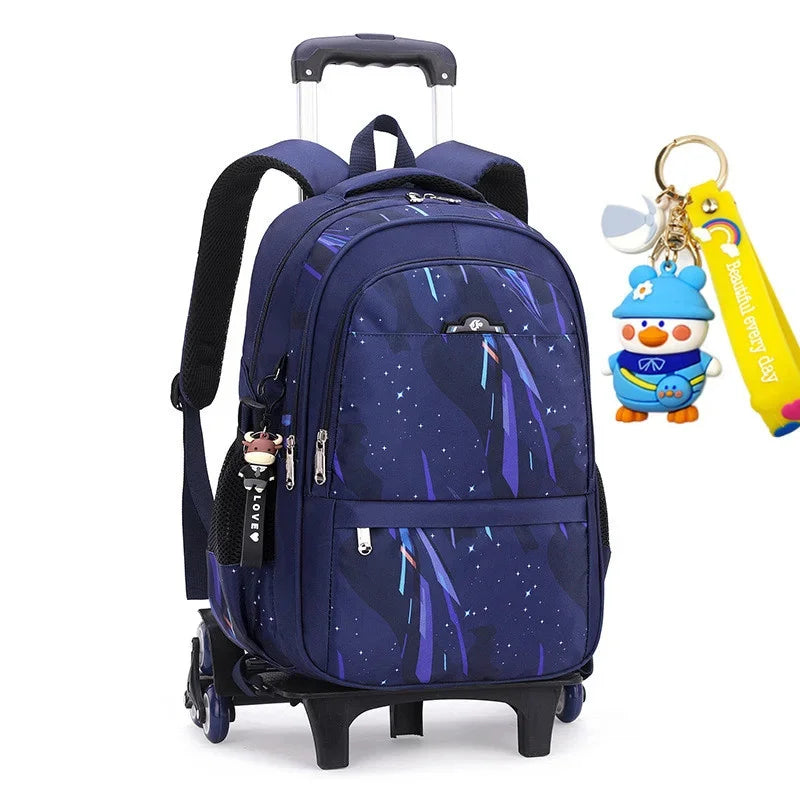 Children School Bags With Wheel Mochila Kids Backpacks Trolley Luggage For Girls Boys backpack Escolar Backbag Schoolbag