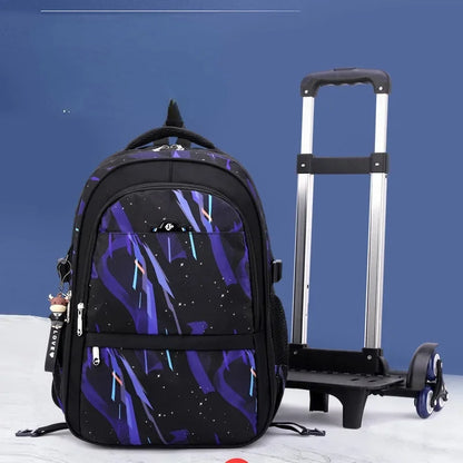 Children School Bags With Wheel Mochila Kids Backpacks Trolley Luggage For Girls Boys backpack Escolar Backbag Schoolbag