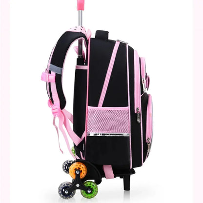 Children School Bags With Wheels Mochilas Kids Backpacks Trolley Luggage Girls school backpack bookbag kids Schoolbags
