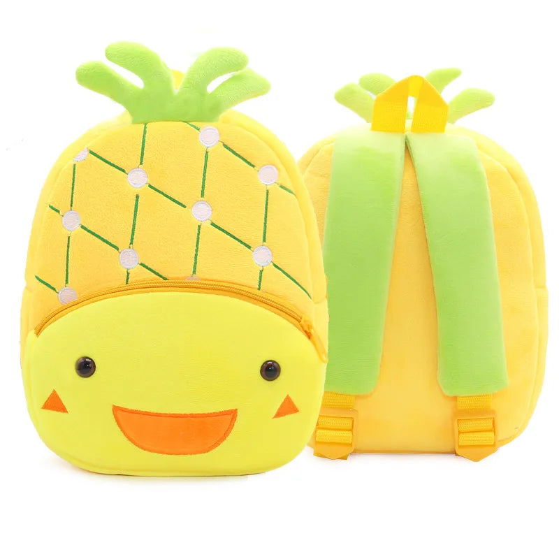 Children Strawberry School Backpack Designer Girl Boys Backpack Toddler Kids School Bags Kindergarten Cartoon Fruit Bag Mochilas