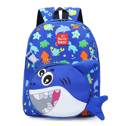Children's Backpack Boys Go Out To Play Waterproof Small Backpack Ultra-light Kindergarten Cute Cartoon Printed Schoolbag