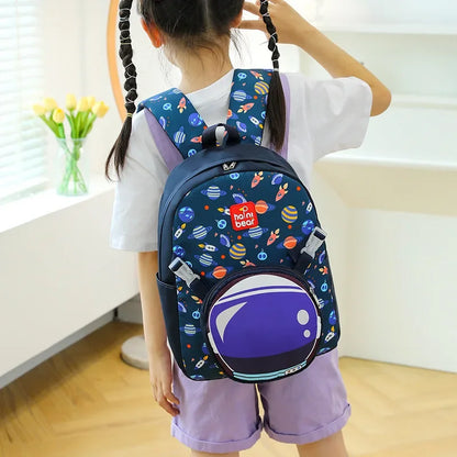 Children's Backpack Boys Go Out To Play Waterproof Small Backpack Ultra-light Kindergarten Cute Cartoon Printed Schoolbag