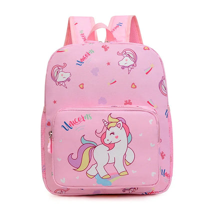 Children's Backpack Cute Cartoon Unicorn Girl Backpack Ultralight Kindergarten Schoolbag Pink Princess Bag Back-to-school Gift