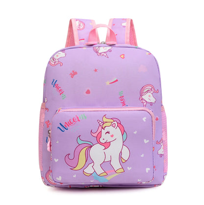 Children's Backpack Cute Cartoon Unicorn Girl Backpack Ultralight Kindergarten Schoolbag Pink Princess Bag Back-to-school Gift