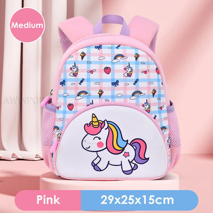 Children's School Bag Fashion Unicorn Design Toddler Girls School Backpack Primary Student Schoolbag Mochila Escolar Niña Gift