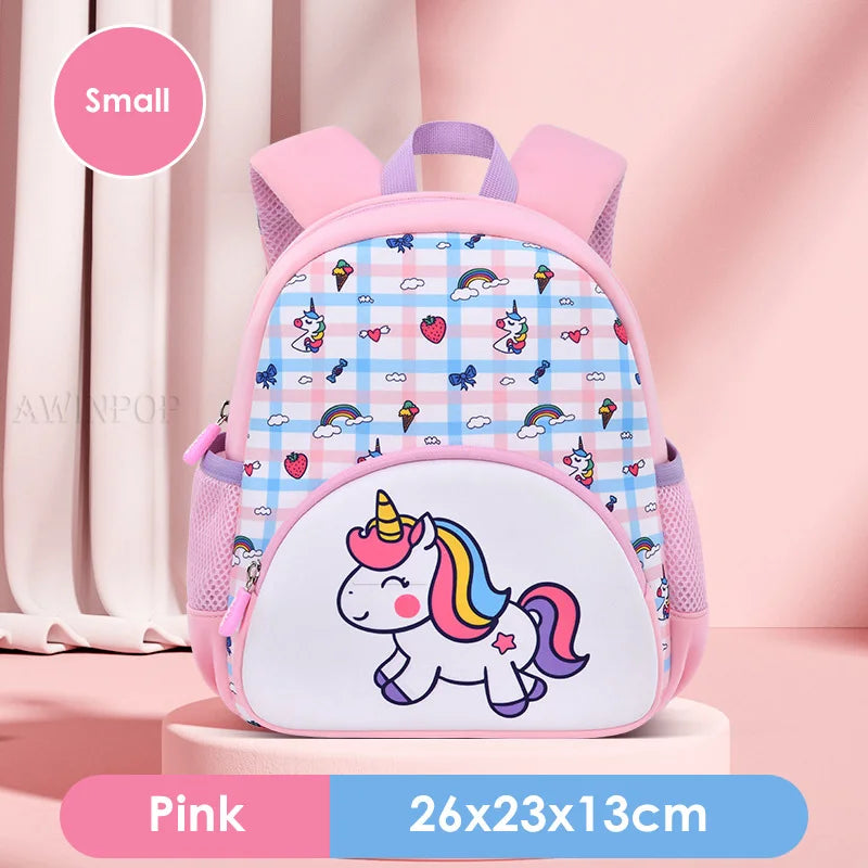 Children's School Bag Fashion Unicorn Design Toddler Girls School Backpack Primary Student Schoolbag Mochila Escolar Niña Gift