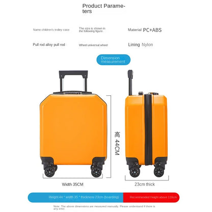 Children's luggage, universal wheel travel box, internet famous trolley box, cute cartoon gift box