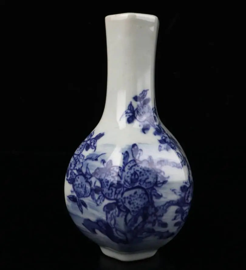 China Blue and white ceramic six parties vase crafts statue