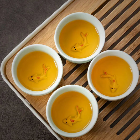 China Celadon Kung Fu Tea Set Ceramic Household Tureen Teapot Teacup Small Set Office Simple Tea Ceremony Tea Tray Set