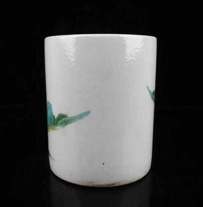 China Colored glaze ceramic Pen holder crafts statue