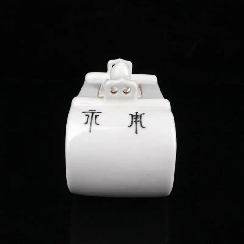 China Colored glaze ceramic flowers bird teapot crafts statue