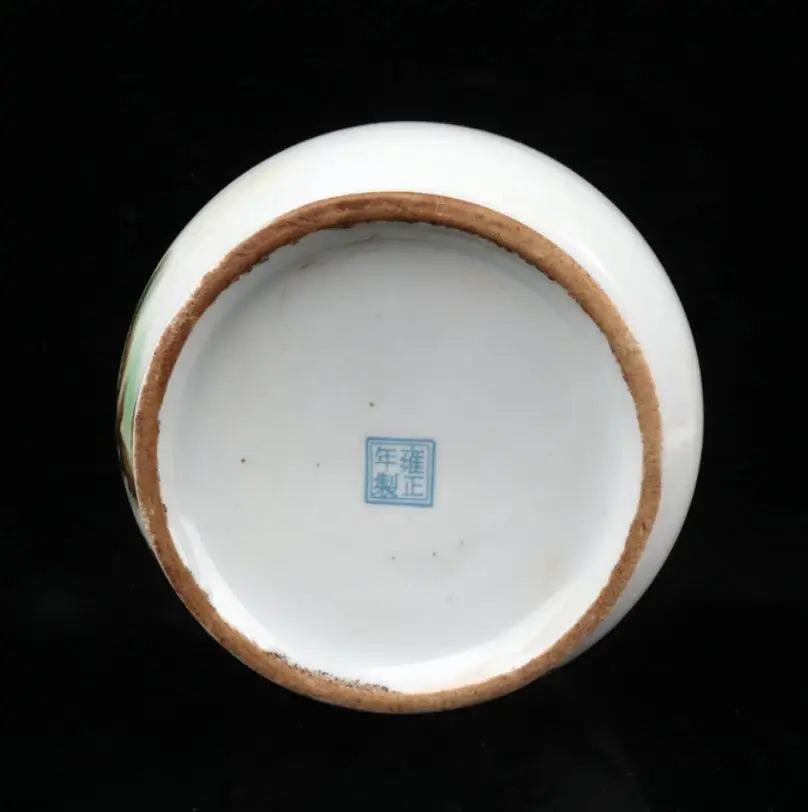 China Pastel ceramic Lid jar crafts statue