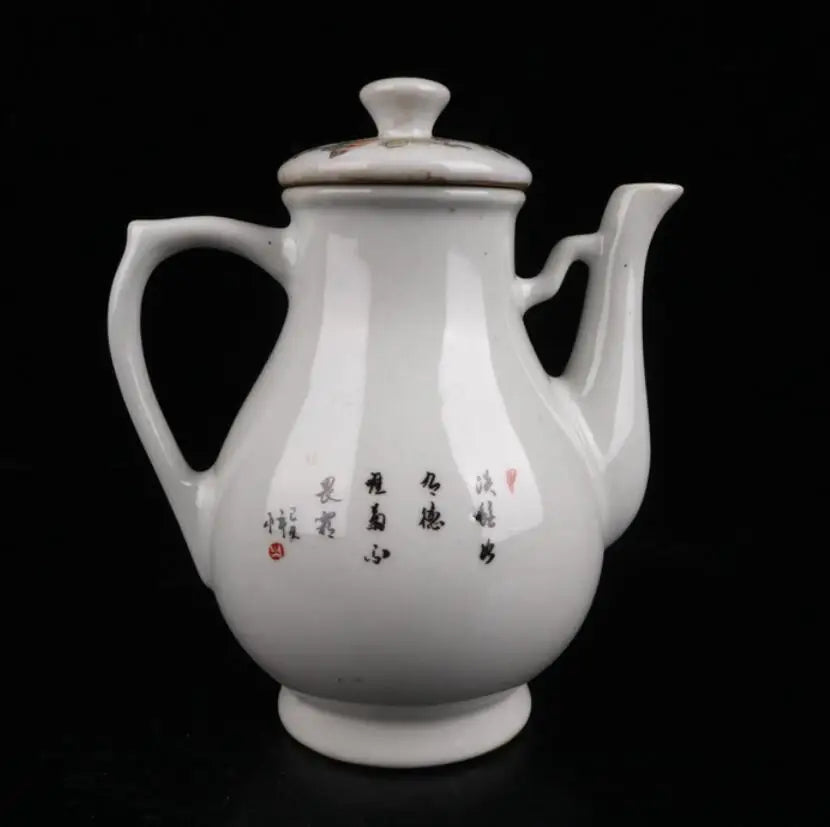China Pastel ceramic wine pot teapot crafts statue