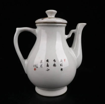 China Pastel ceramic wine pot teapot crafts statue