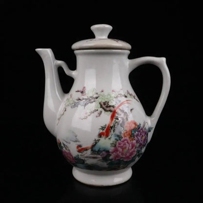 China Pastel ceramic wine pot teapot crafts statue