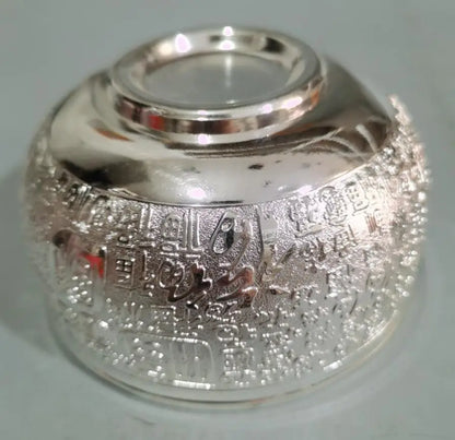 China White copper Fu word bowl crafts statue
