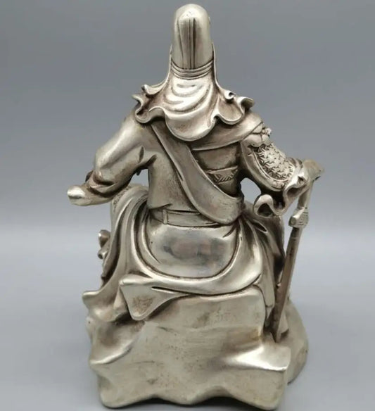 China White copper Martial arts god of wealth guanyu crafts statue