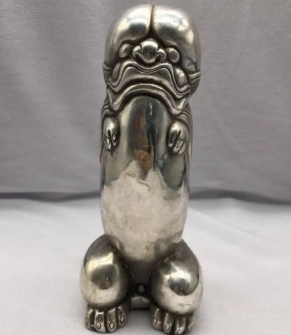 China White copper Seiko Stand beast crafts statue