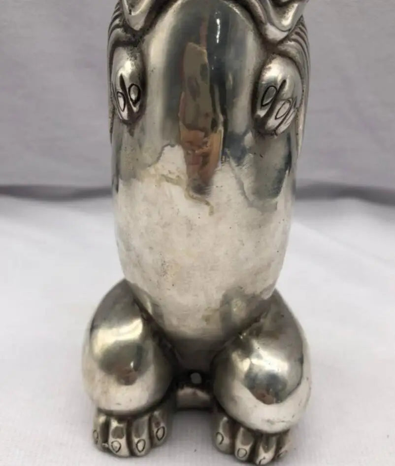 China White copper Seiko Stand beast crafts statue